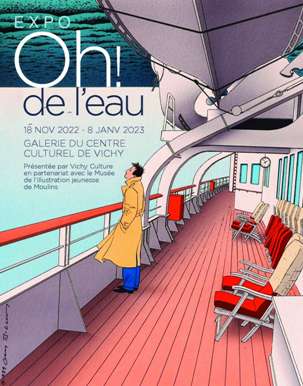 Affiche de calendrier humoristique. art mural de couverture de magazine  vintage. Impression des années 1990. 7 janvier 1991 -  France